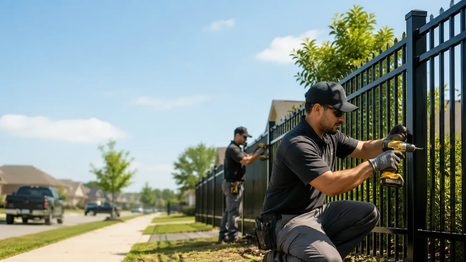 Metal Fence Installation in Rebuck, PA